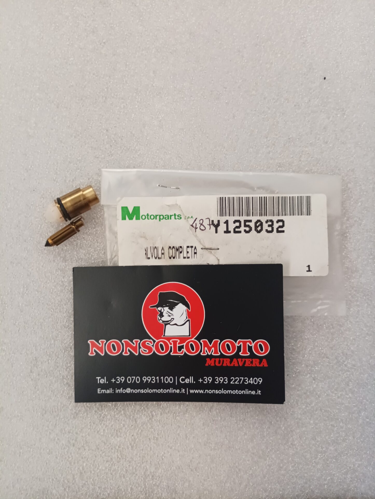 SPILLO VALVOLA COMPLETA ENTRATA BENZINA CARBURATORE YAMAHA