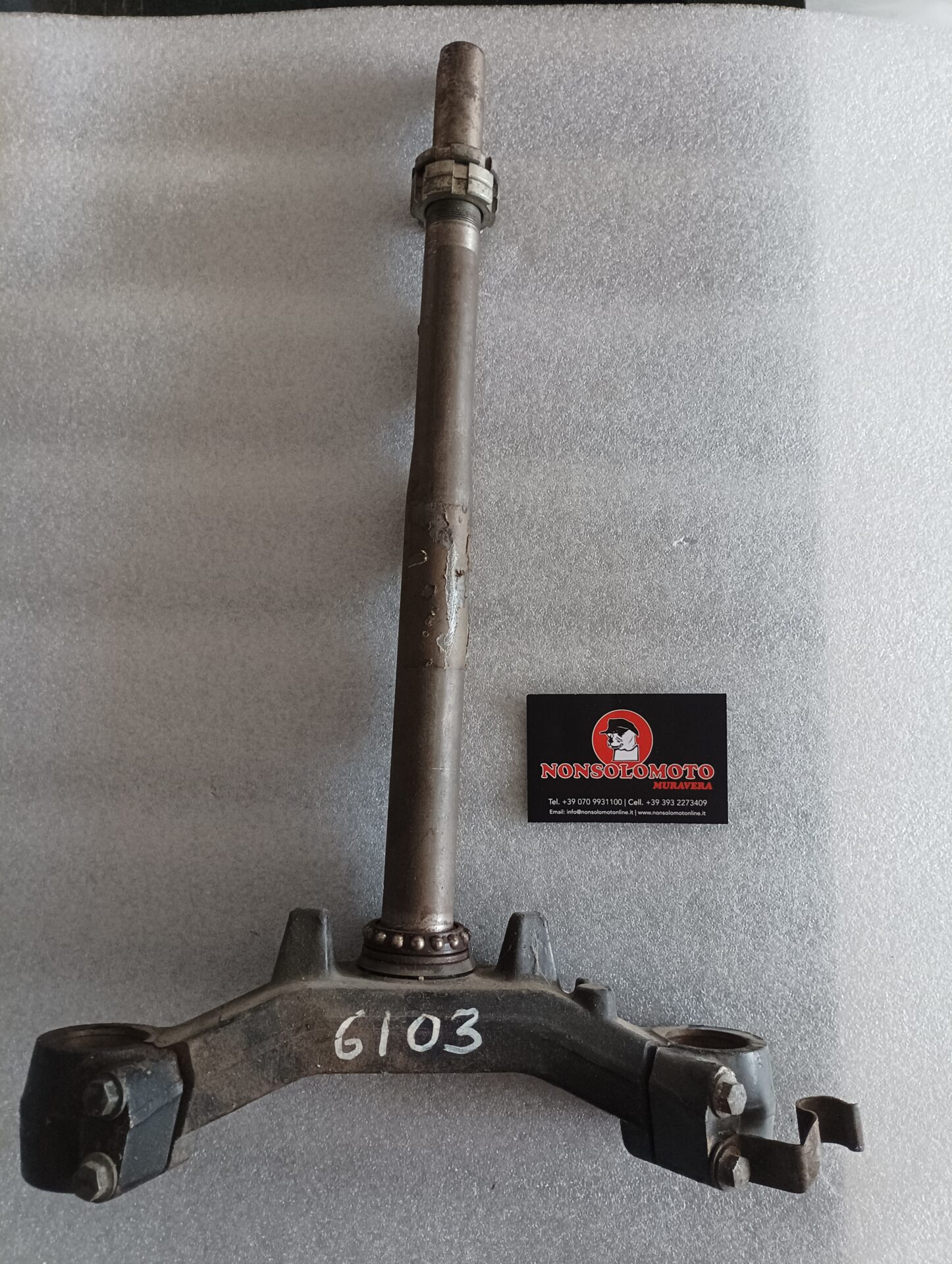 PIASTRA INFERIORE FORCELLA GARELLI GSP 50 CC USATO !!