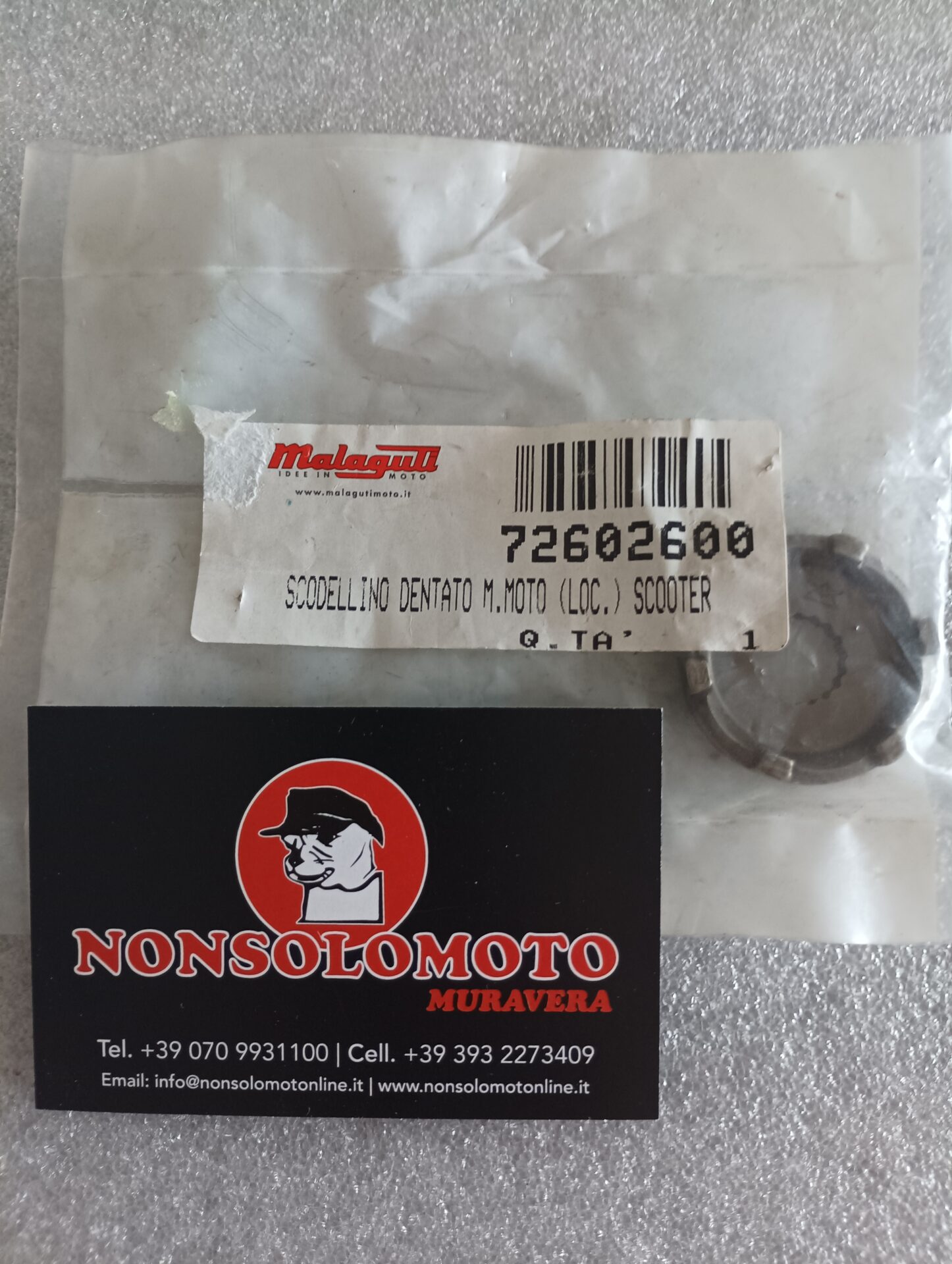 SCODELLINO DENTATO M MOTO MALAGUTI 50 72602600