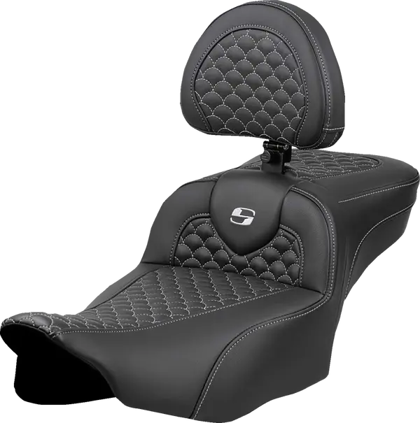 SADDLEMEN 823-07-209B5 Sella Roadsofa Dragon Scale Stitch Harley Davidson FLTRX 1923 ABS Road Glide 117 18>25