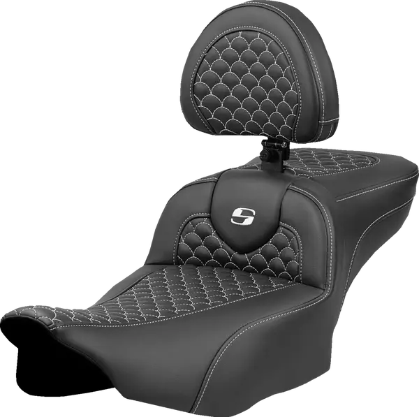 SADDLEMEN 823-07-209B6 Sella Roadsofa Dragon Scale Stitch Harley Davidson FLTRX 1923 ABS Road Glide 117 18>25