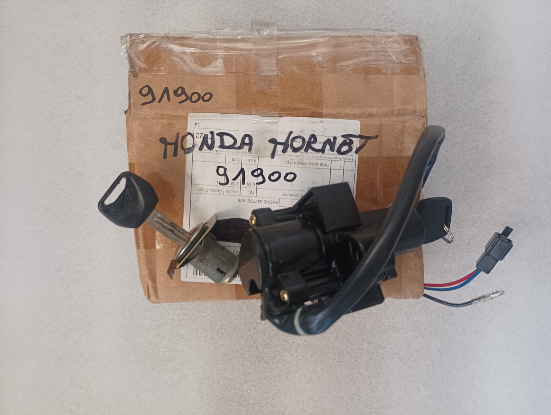 KIT SERRATURE HONDA HORNET 600 NO TAPPO BENZINA