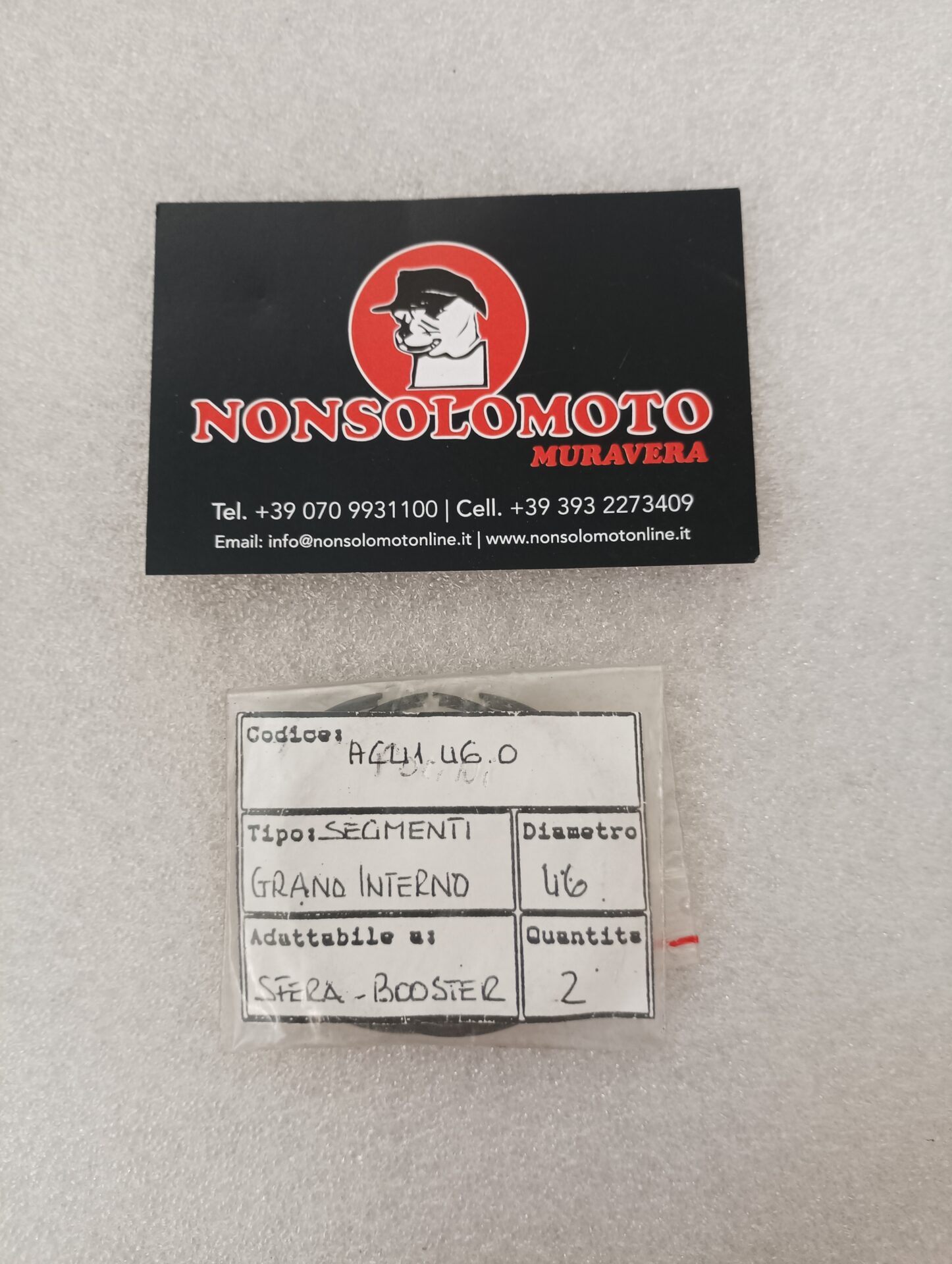 FASCE ELASTICHE POLINI KIT PIAGGIO MINARELLI DIAMETRO 46  AC41460