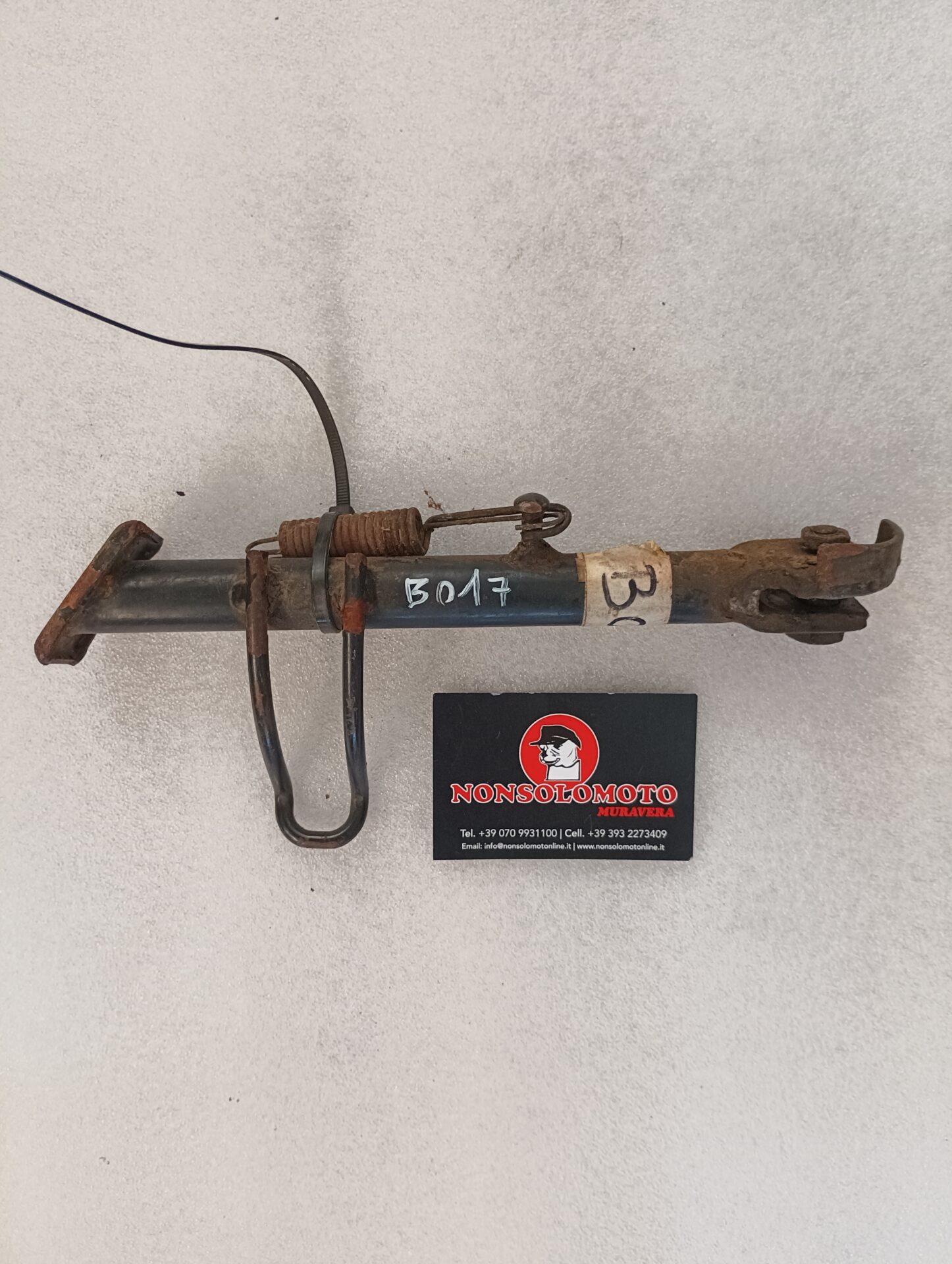 CAVALLETTO LATERALE BENELLI CAFFè NERO 250 USATO !!