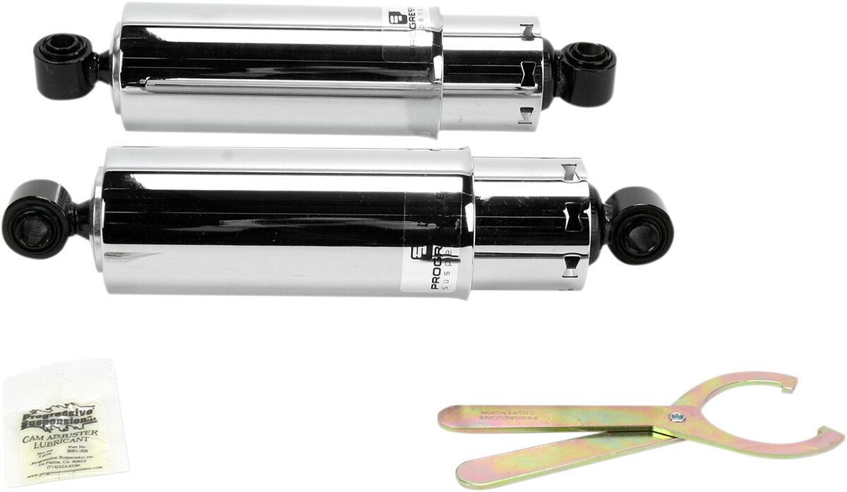 PROGRESSIVE SUSPENSION 412-4042C Ammortizzatori 412 12″ CROMO Harley Davidson FXDF 1690 ABS Dyna Fat Bob 91>17