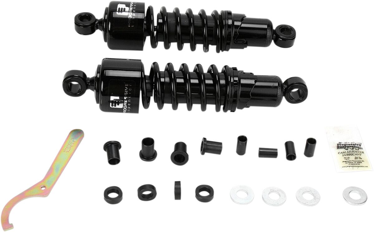PROGRESSIVE SUSPENSION 412-4005B Ammortizzatori 412  11″ BLACK Harley Davidson XL 883 Sportster 53 Custom 77>03