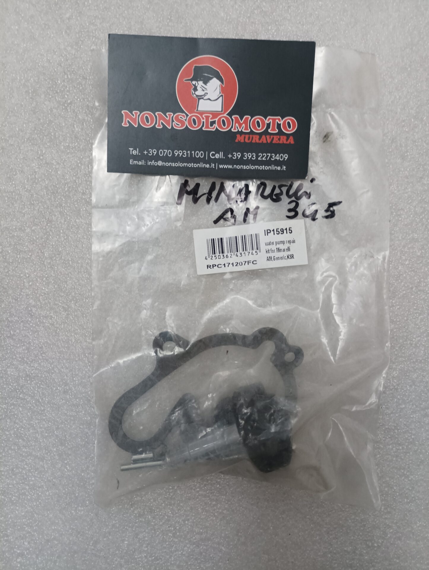KIT REVISIONE POMPA ACQUA MINARELLI AM GENERIC KSR IP15915
