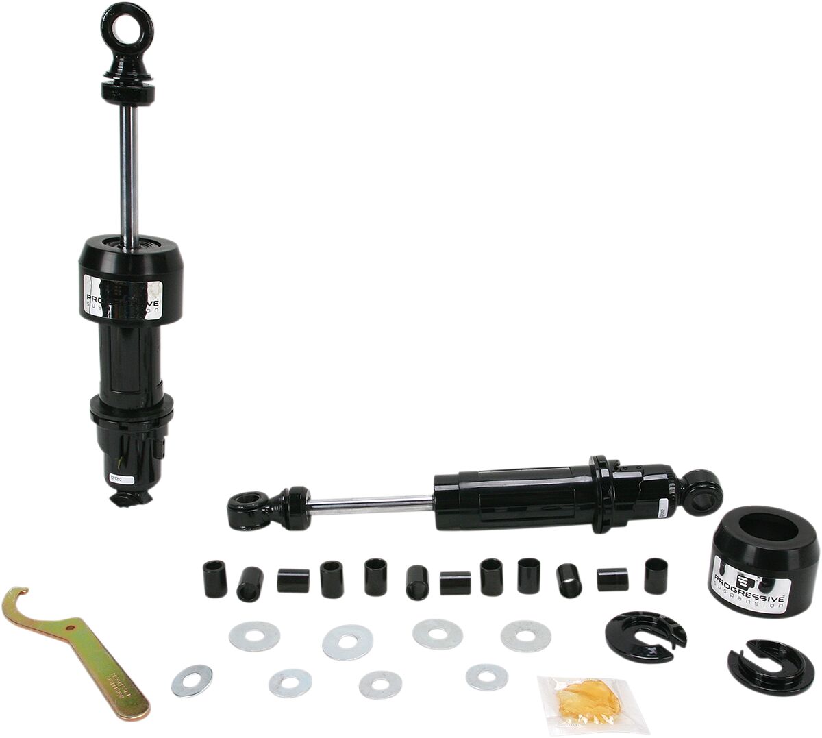 PROGRESSIVE SUSPENSION 12-1202B  Ammortizzatori 12 GAS 13″ BLACK SUZUKI S 83 Boulevard 05>08
