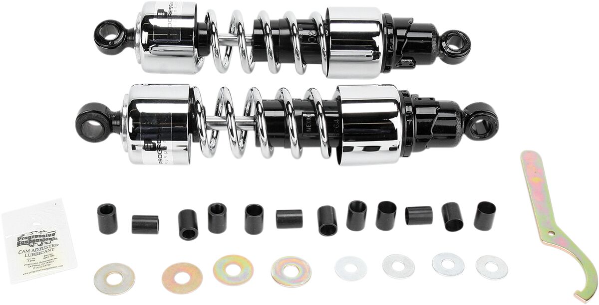 PROGRESSIVE SUSPENSION 412-4212C Ammortizzatori cruiser 412 13″ CROMO SUZUKI S 83 Boulevard 05>08
