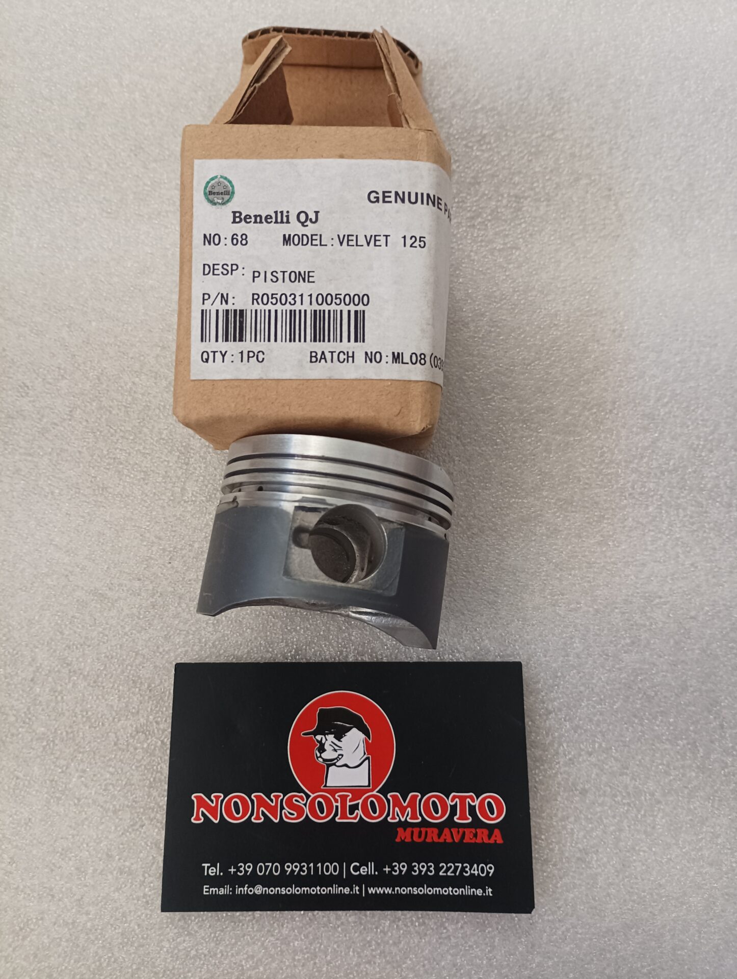 PISTONE BENELLI VELVET 125 R050311005000