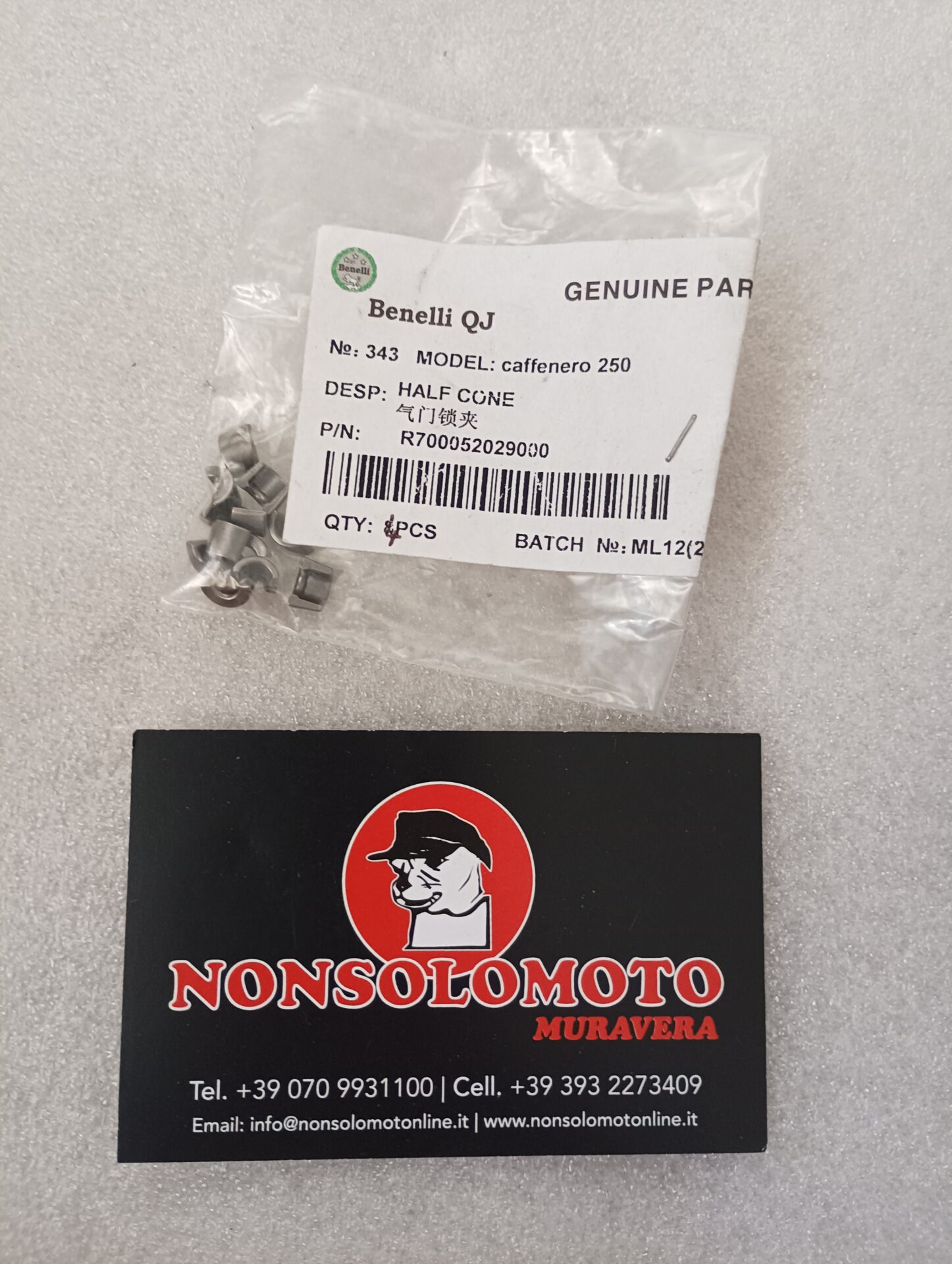 SEMICONI VALVOLE BENELLI CAFFè NERO 250 R700052029000