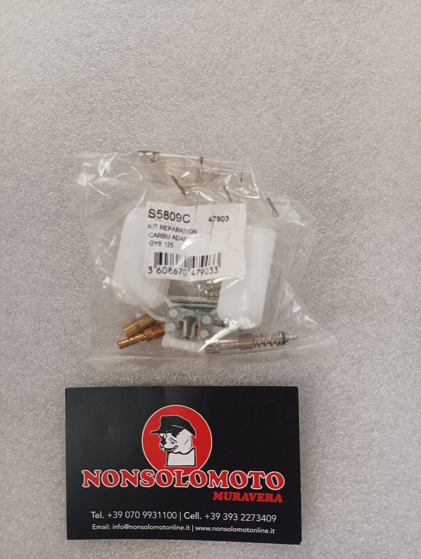 S5809C KIT RIPARAZIONE CARBURATORI ARCHIVE 50CC E4
