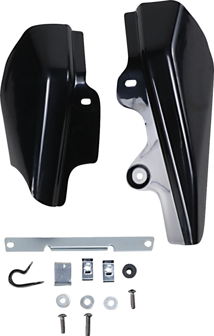 DRAG SPECIALTIES 090526 Protezioni paracalore montate su telaio Harley Davidson FLHTCU 1584 ABS Electra Glide Ultra Classic 01>08