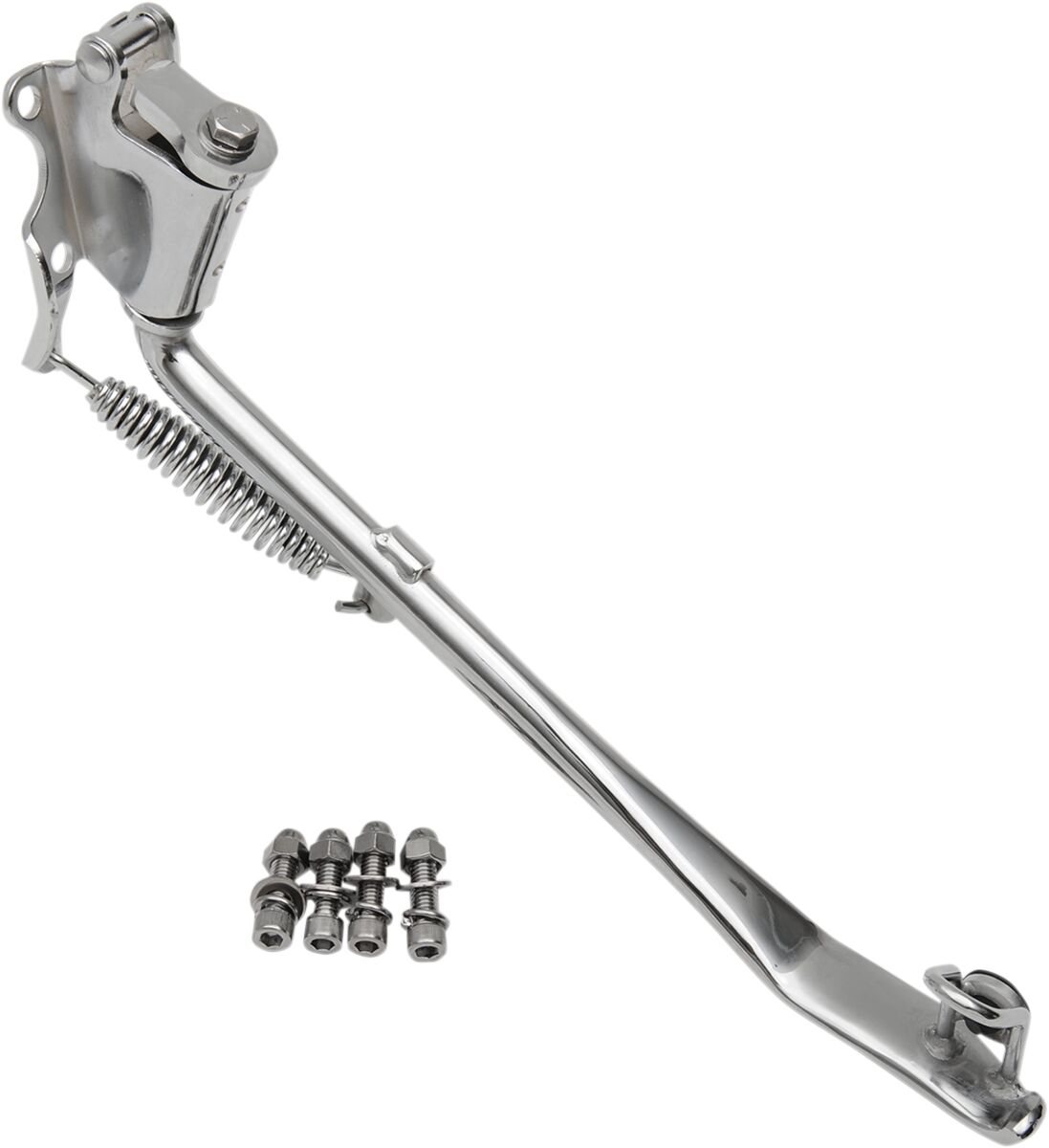 DRAG SPECIALTIES 32-0470 Kit CAVALLETTO LATERALE cromato Harley Davidson FLSTS 1340 Heritage Softail Springer 86>99