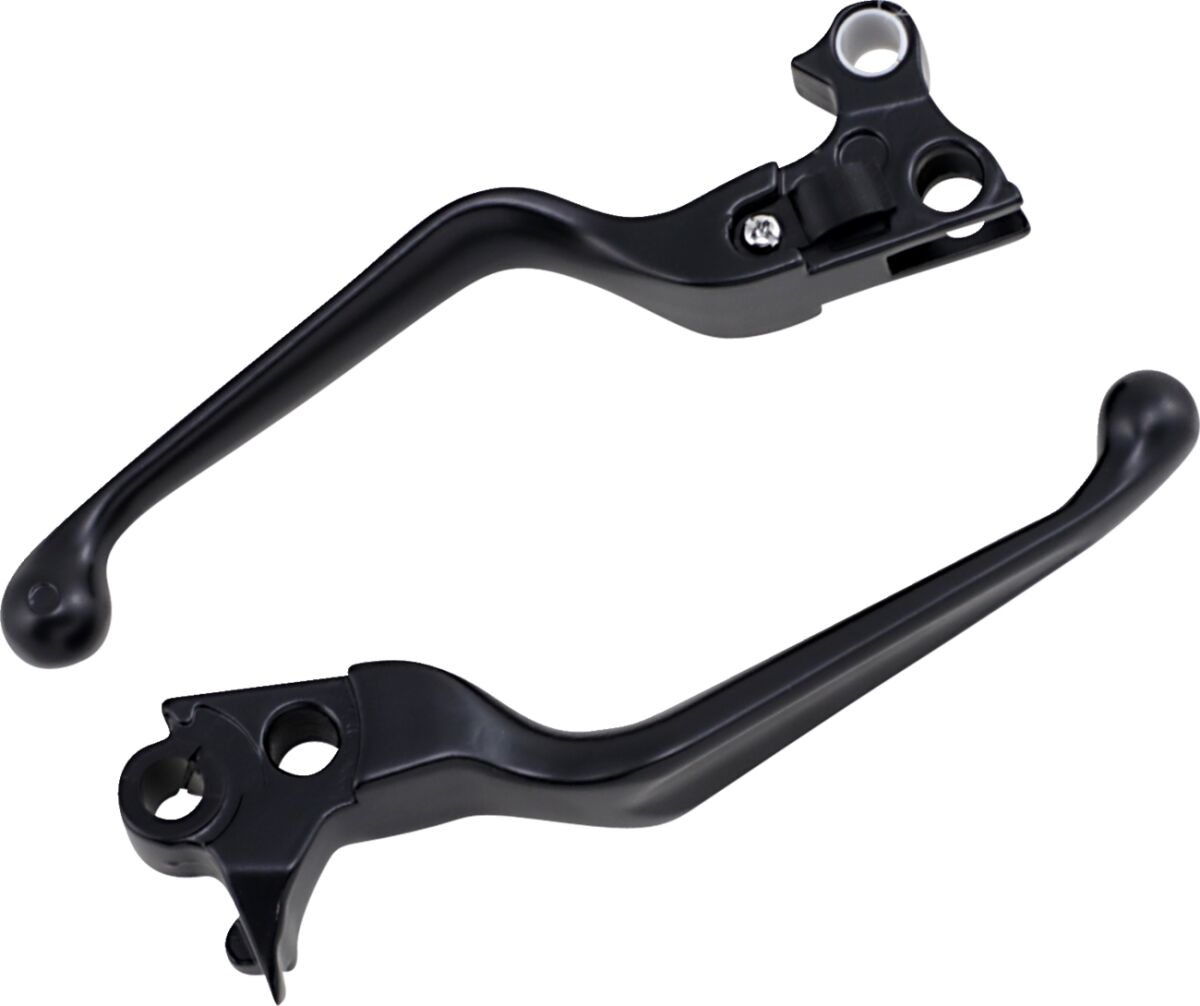 DRAG SPECIALTIES H07-0574-BLK Set leve a profilo largo Harley Davidson FLD 1690 ABS 2012>16