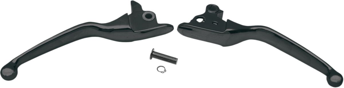 DRAG SPECIALTIES H07-0585BLK Set leve a profilo largo Harley Davidson FLHR 1584 2008>11