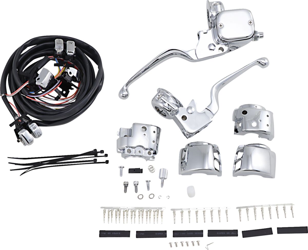 DRAG SPECIALTIES H07-0748AK Kit comandi manubrio con frizione meccanica Harley Davidson FXDWG 1584 Dyna Wide Glide 96>11