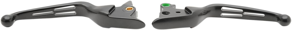 DRAG SPECIALTIES H07-0603MB Set leve a profilo largo con intagli Harley Davidson FLS 1690 2015>17