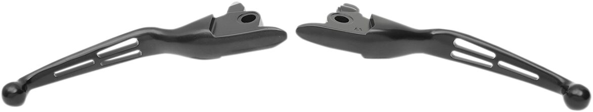 DRAG SPECIALTIES H07-0605MB Set leve a profilo largo con intagli Harley Davidson FLHR 1750 ABS 2017>20