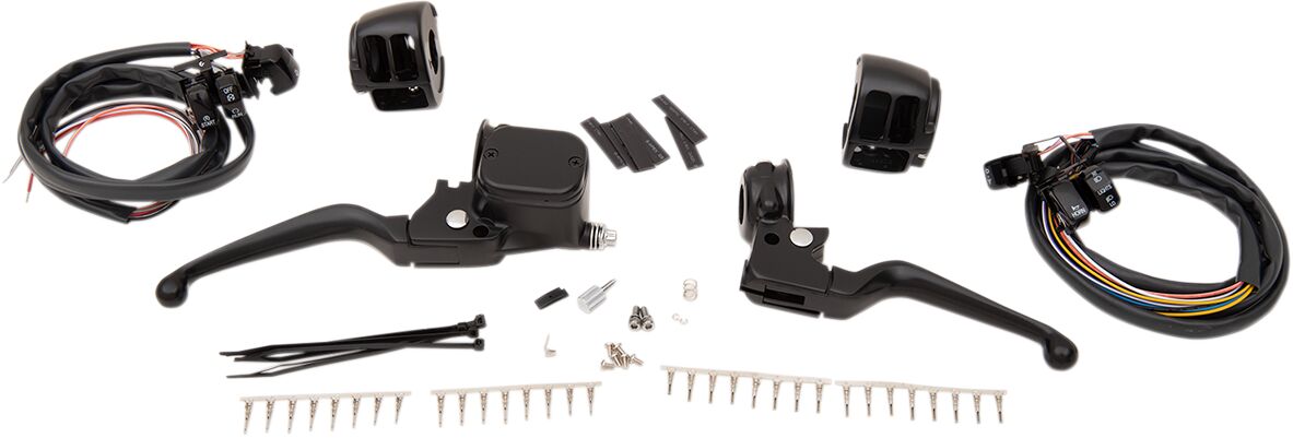 DRAG SPECIALTIES H07-0751AKMB Kit comandi manubrio Harley Davidson FXDF 1584 Dyna Fat Bob 96>11