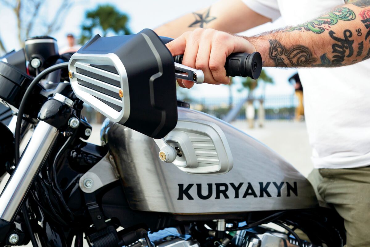 KURYAKYN KUR6654 COPPIA Specchi Dillinger HARLEY DAVIDSON HONDA SUZUKI TRIUMPH KAWASAKI