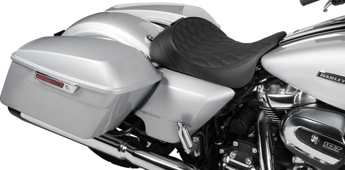 DRAG SPECIALTIES 4699B Sella PILOTA PREDISPOSIZIONE schienalino Harley Davidson FLHRXS 1868 ABS Road King Special 114 08>24