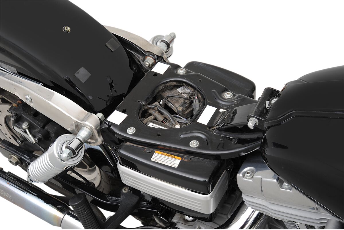 DRAG SPECIALTIES 0820-0060 Kit di montaggio sella a molle singola su telaio Harley Davidson FXDF 1690 Dyna Fat Bob 96>17