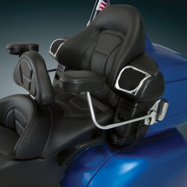 SHOW CHROME  52-672 Supporto bracciolo Deluxe HONDA GL 1800 Goldwing Audio Comfort Navi XM 01>17