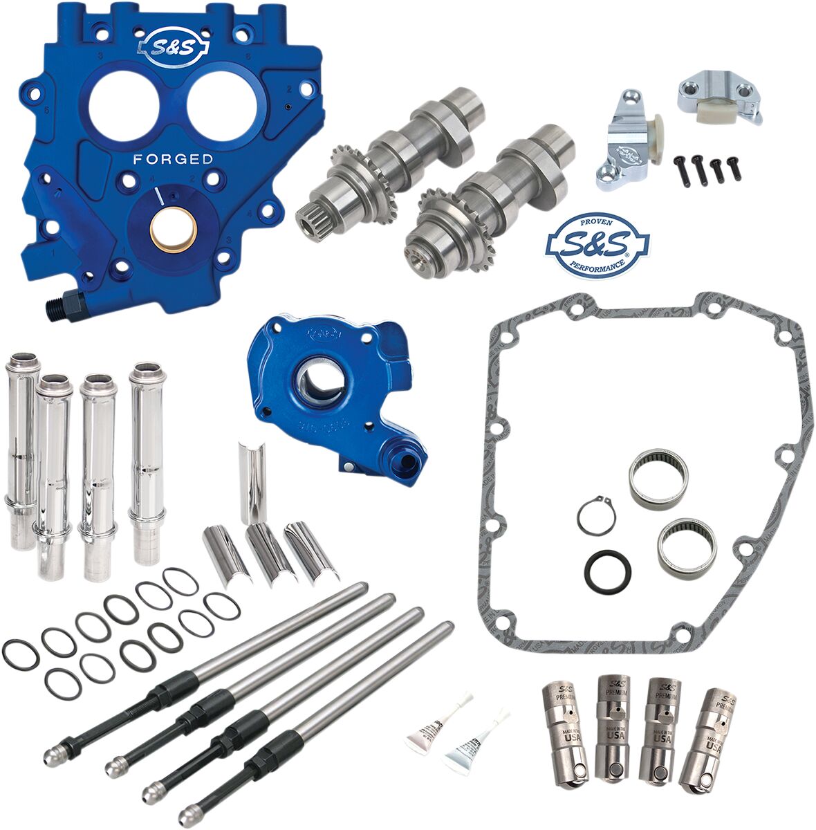 S&S CYCLE 330-0553 Kit carter camme distribuzione a catena Harley Davidson FXDF 1690 Dyna Fat Bob 06>17