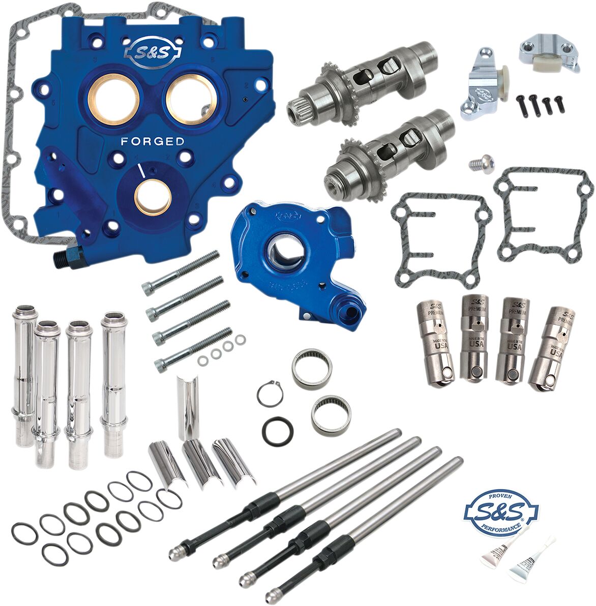 S&S CYCLE  330-0546 Kit carter camme distribuzione a catena Harley Davidson FXDF 1690 Dyna Fat Bob 06>17