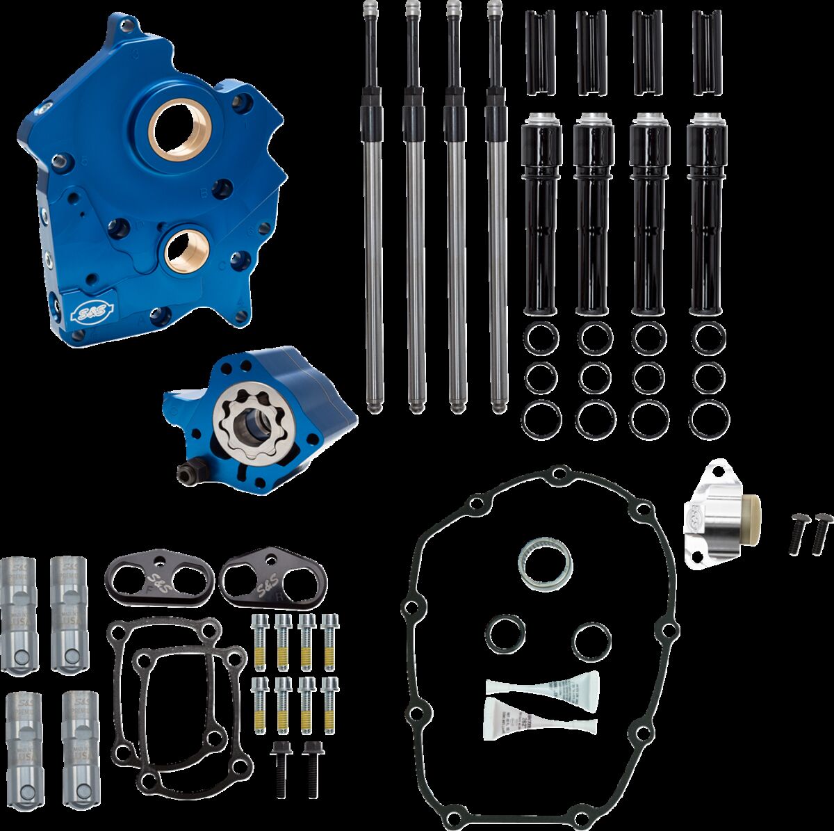 S&S CYCLE 310-1264 Kit carter senza camme per distribuzione a catena Harley Davidson	FLHTCUTG 1868 ABS Tri Glide Ultra 114 17>25