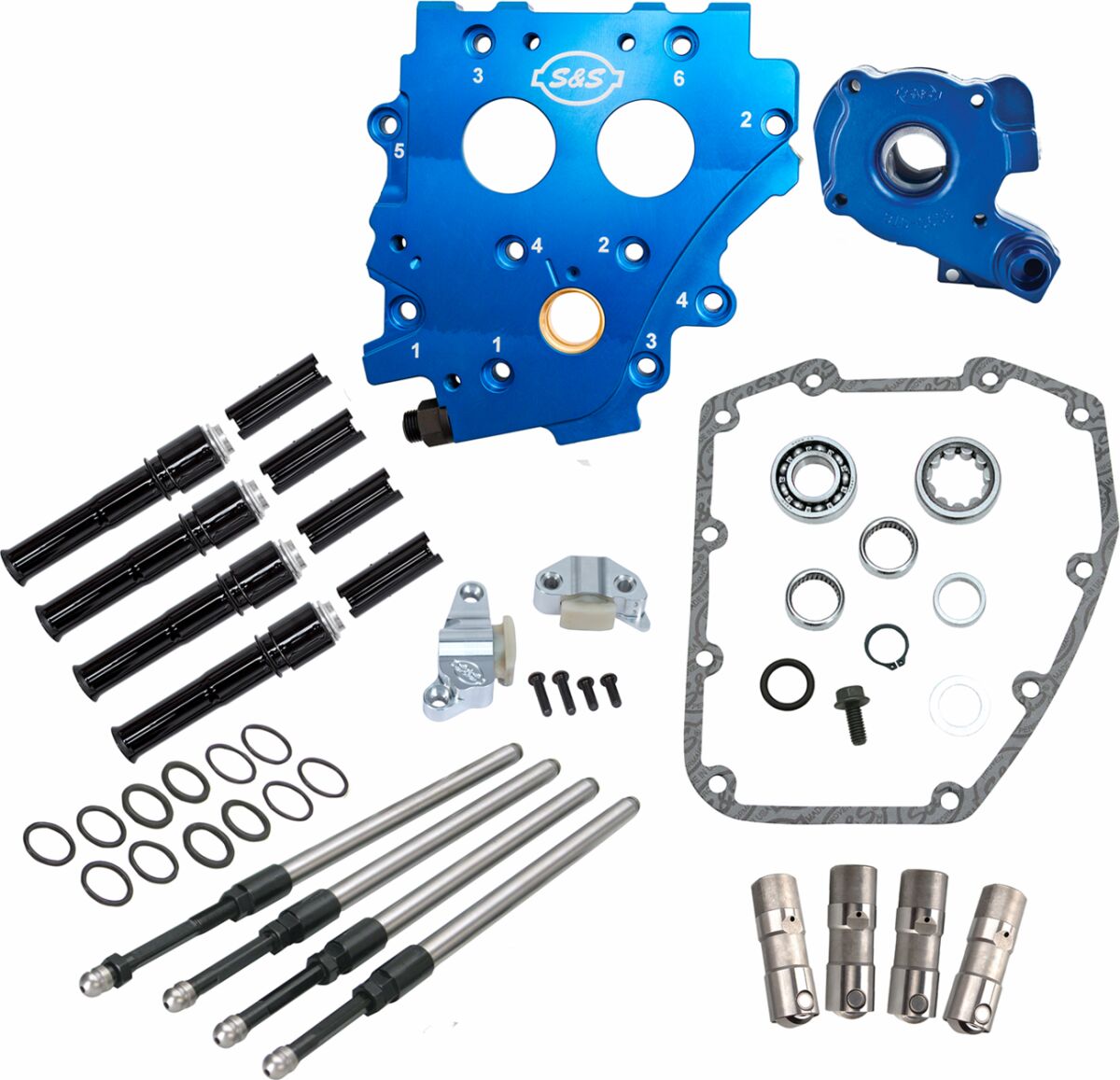 S&S CYCLE 310-1270 Kit carter senza camme per distribuzione a catena Harley Davidson	FLHRSI 1450 EFI Road King Custom 99>06