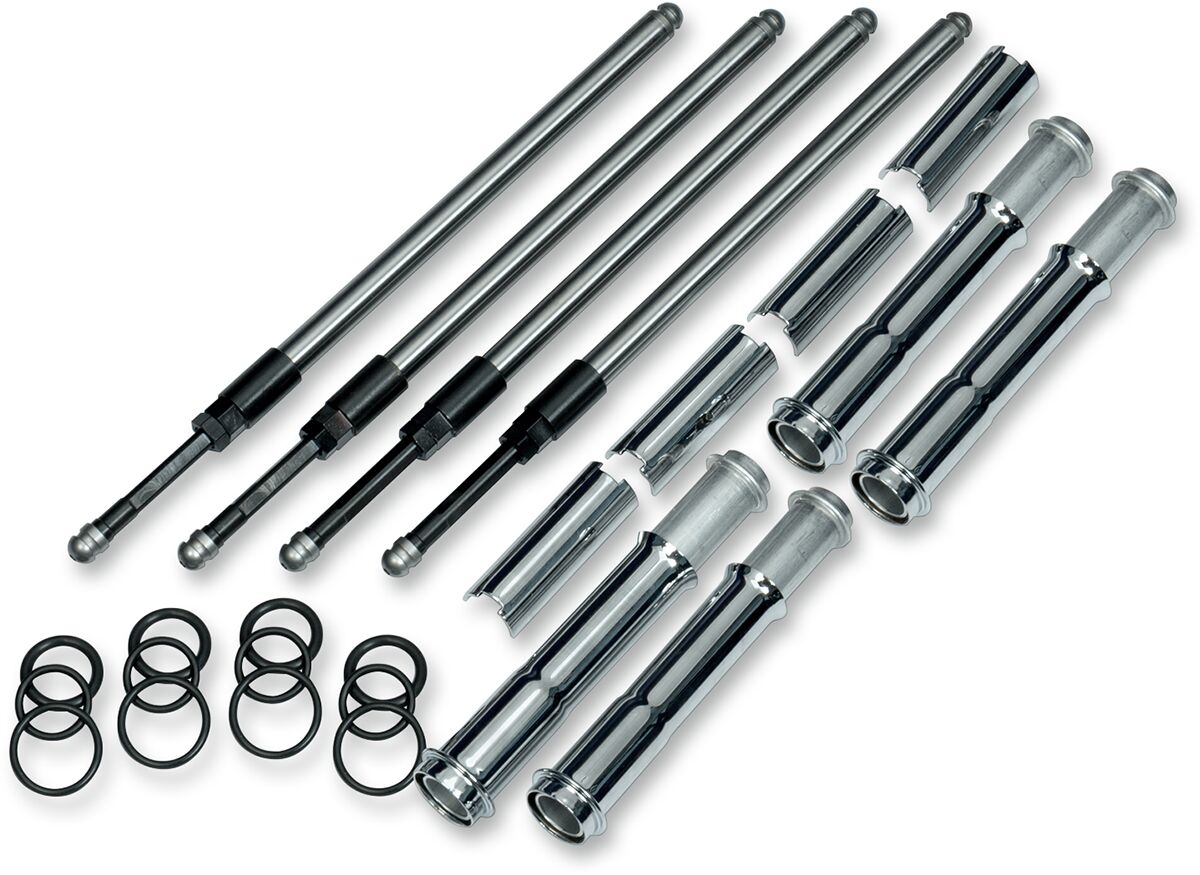 S&S CYCLE 930-0123 Kit aste di spinta Quickee cromate Harley Davidson FXBR 1923 ABS Softail Breakout 117 17>25