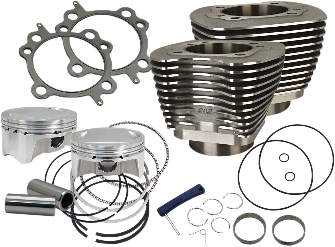 S&S CYCLE 910-0646 Kit CILINDRI Big Bore Sidewinder a vite da 4″ Harley Davidson FLHRI 1450 EFI Road King 99>06