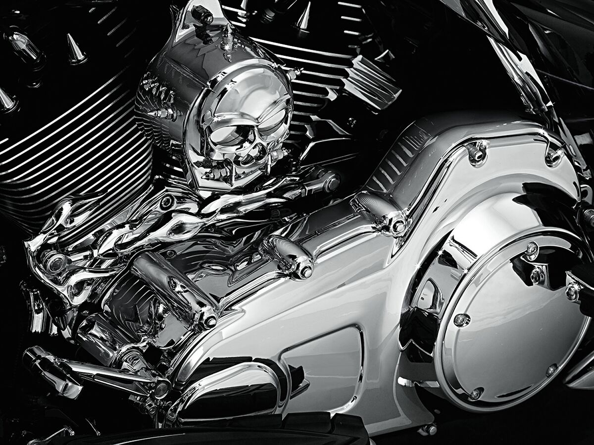 KURYAKYN  KUR7780 Coperchio interno primaria monopezzo Harley Davidson FLHR 1584 ABS Road King 09>16