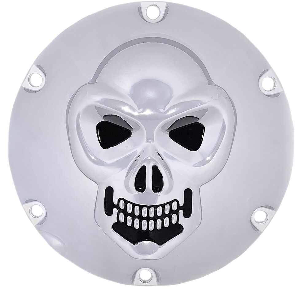 DRAG SPECIALTIES 33-0067SKD Cover accesso frizione teschio 3D cromata Harley Davidson XL 1200 C 2004>20
