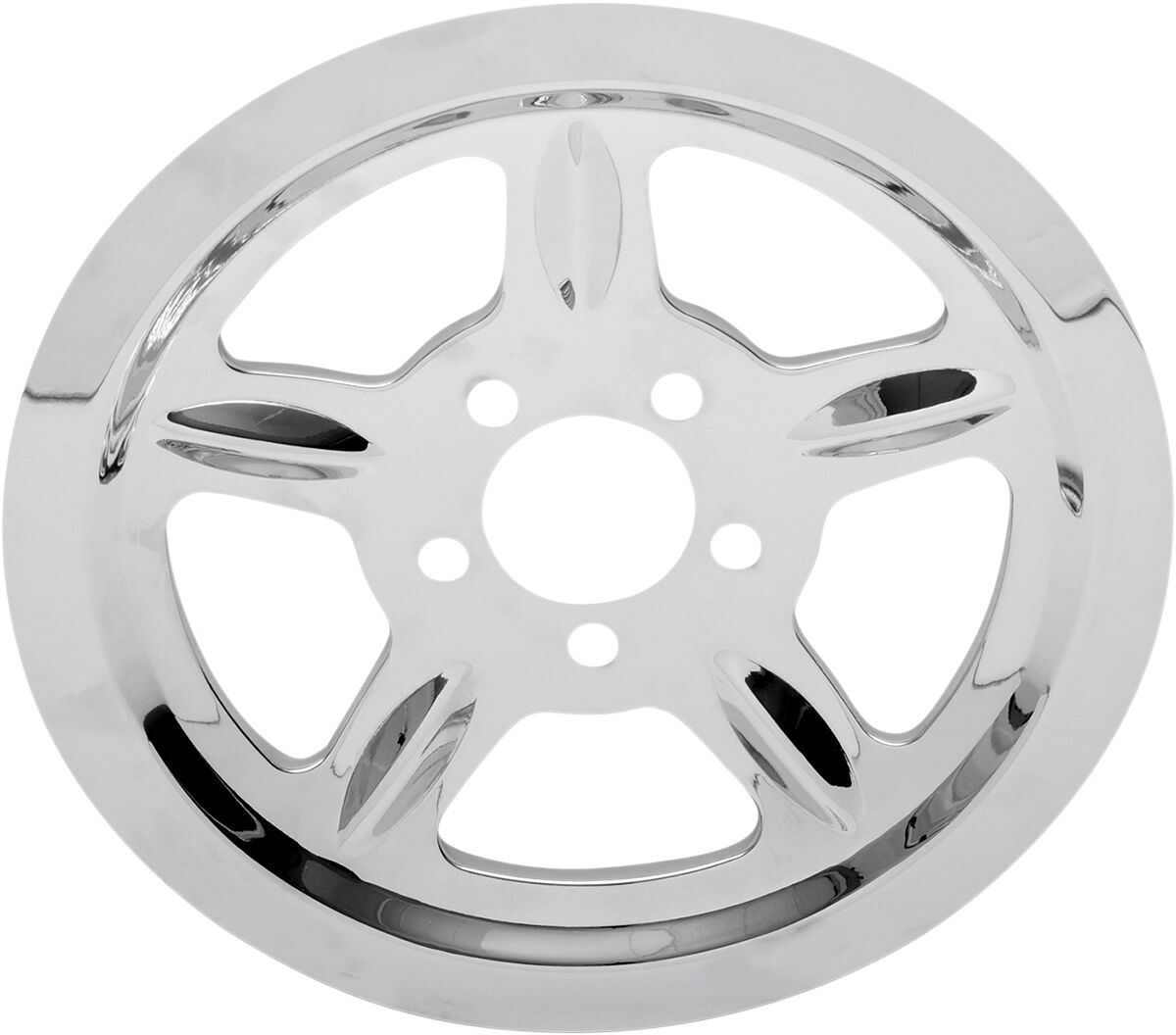 DRAG SPECIALTIES 302220 Inserto esterno cromato per puleggia posteriore Harley Davidson	XL 1200 C 2004>15