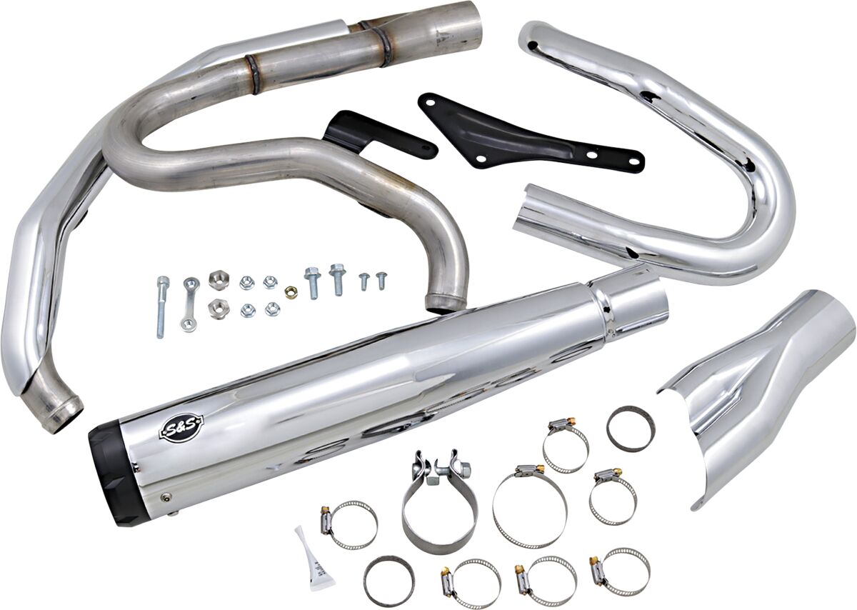 S&S CYCLE 550-0858 SCARICO COMPLETO SuperStreet 2:1 Harley Davidson FLFBS 1868 ABS Softail Fat Boy 114 18>23
