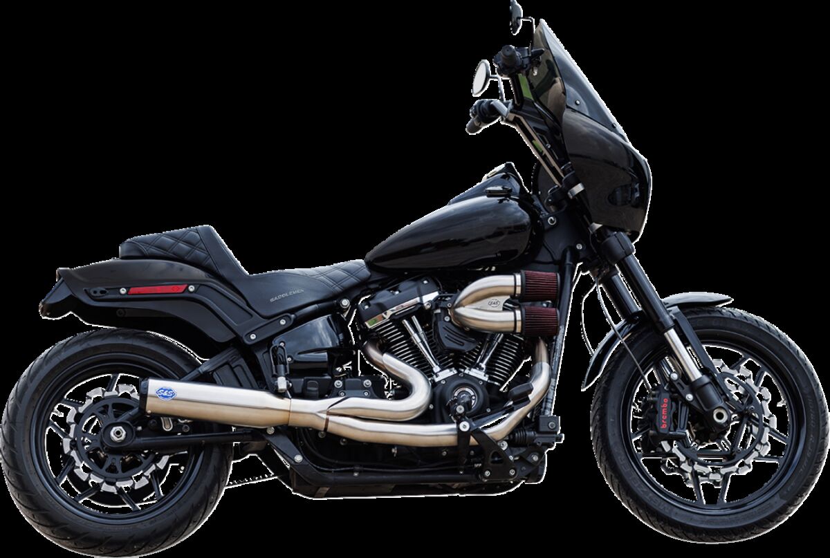 S&S CYCLE 550-1105 SCARICO COMPLETO 2-in-1 Qualifier Harley Davidson FXLRS 1923 ABS Softail Low Rider S 117 18>23