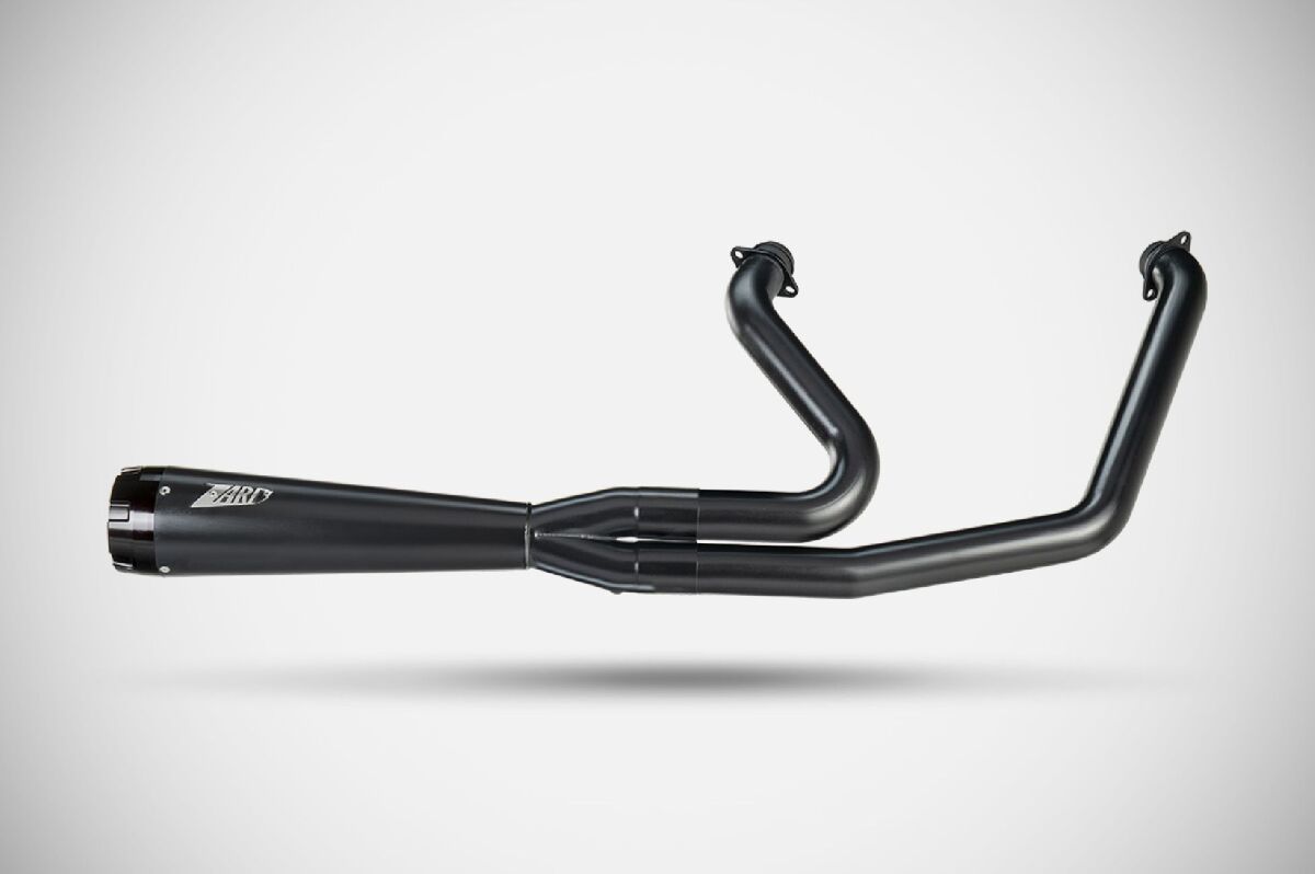 ZARD ZHD044S00SAR-B SCARICO COMPLETO 2 IN 1 Harley Davidson FXLRS 1923 ABS Softail Low Rider S 117 H.O. 25>26