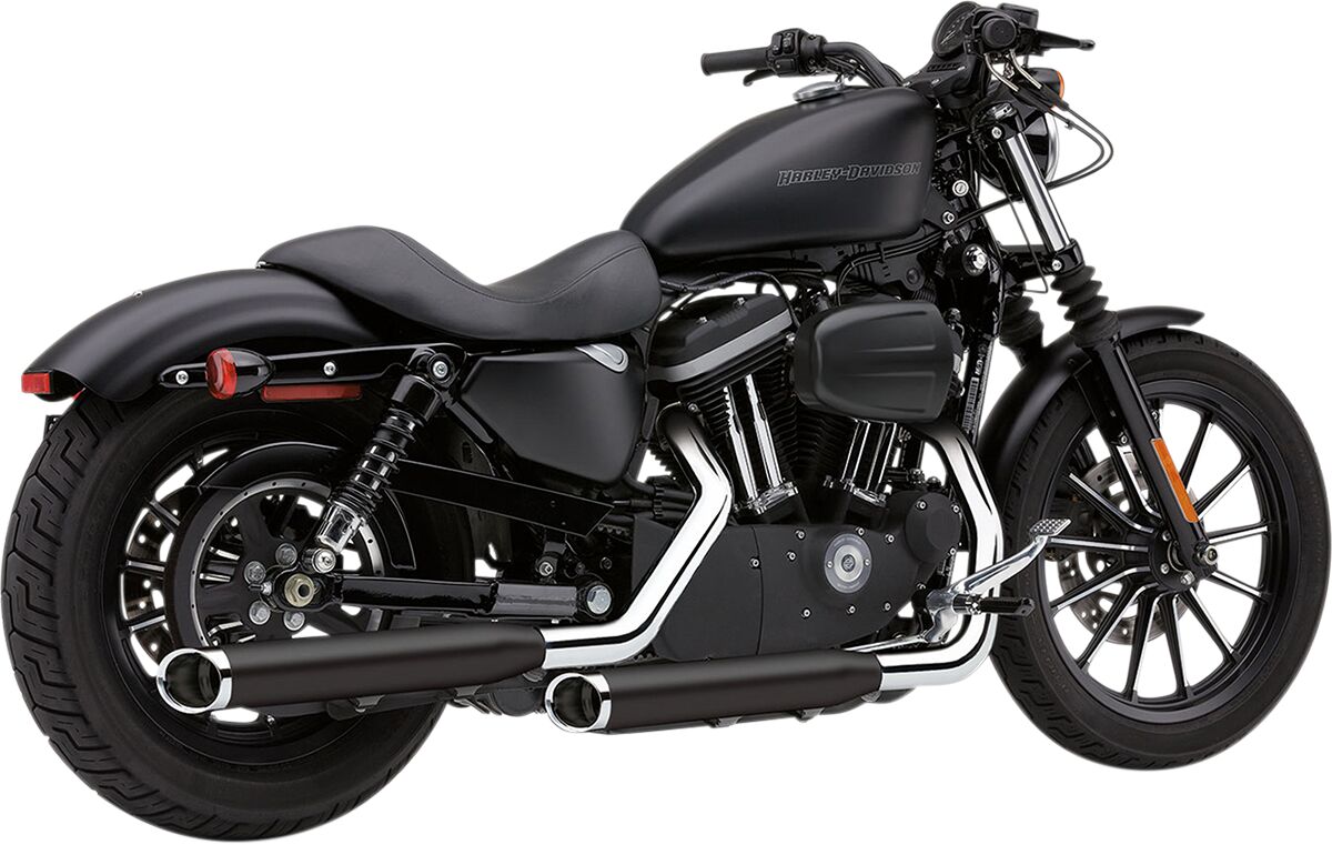 COBRA 6030RB Silenziatori slip-on Slashcut da 3″ Harley Davidson XL 1200 Seventy-Two 04>13