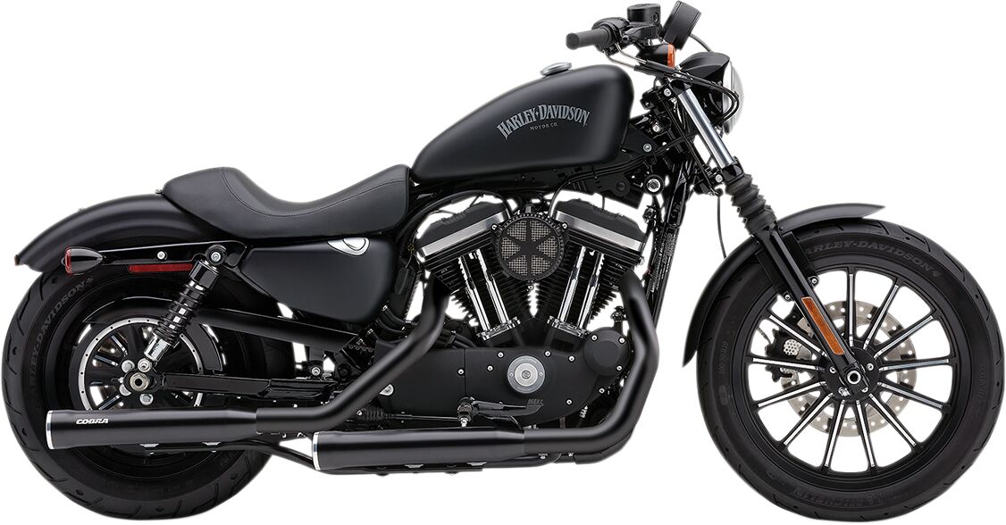 COBRA 6081RB SILENZIATORI Slip-On RPT 3″ Harley Davidson	XL 883 Sportster Iron	 14>22