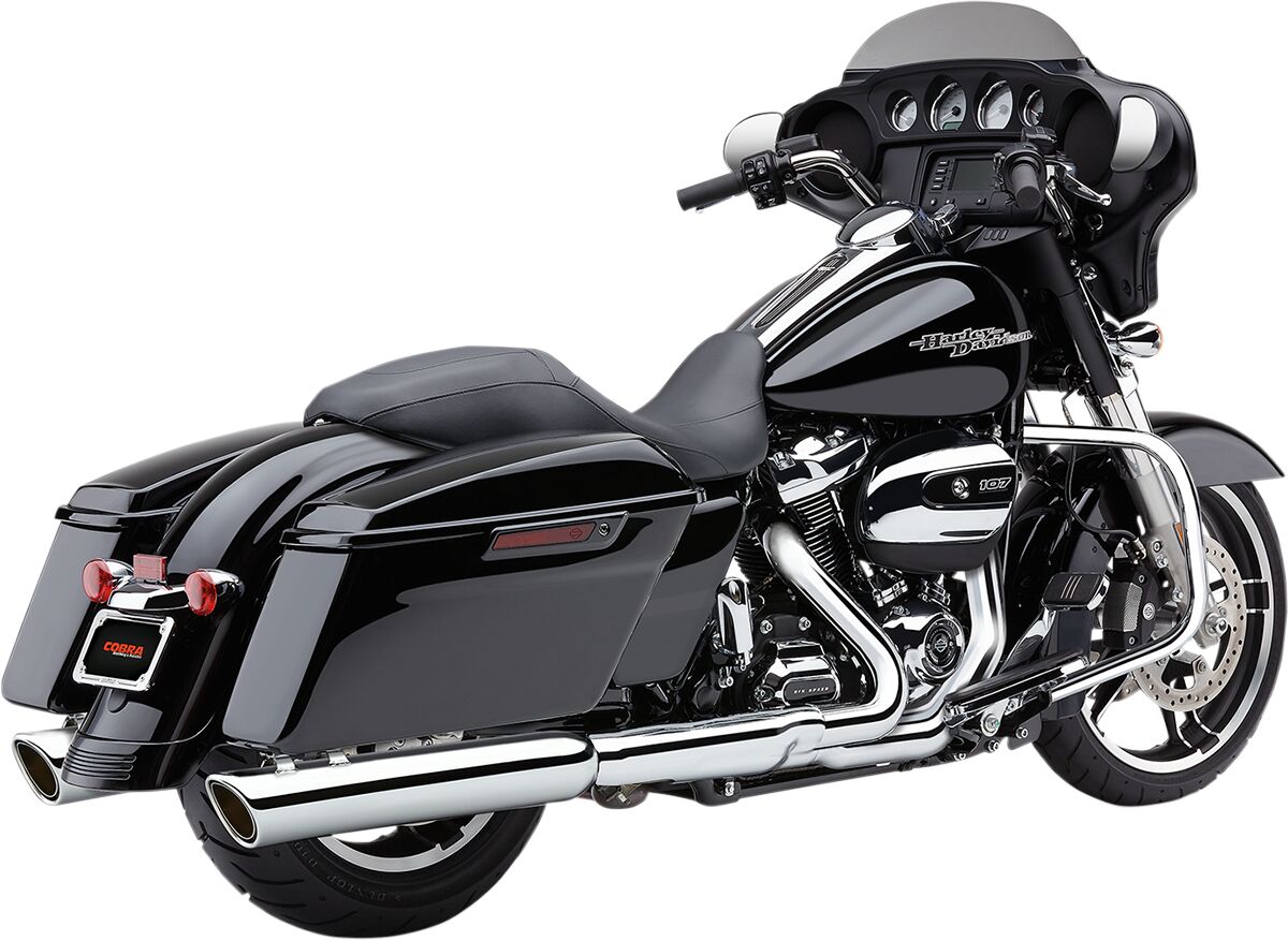 COBRA  6108 SILENZIATORI Slip-On 909 Twins Harley Davidson FLTRX 1923 ABS Road Glide 117 17>26