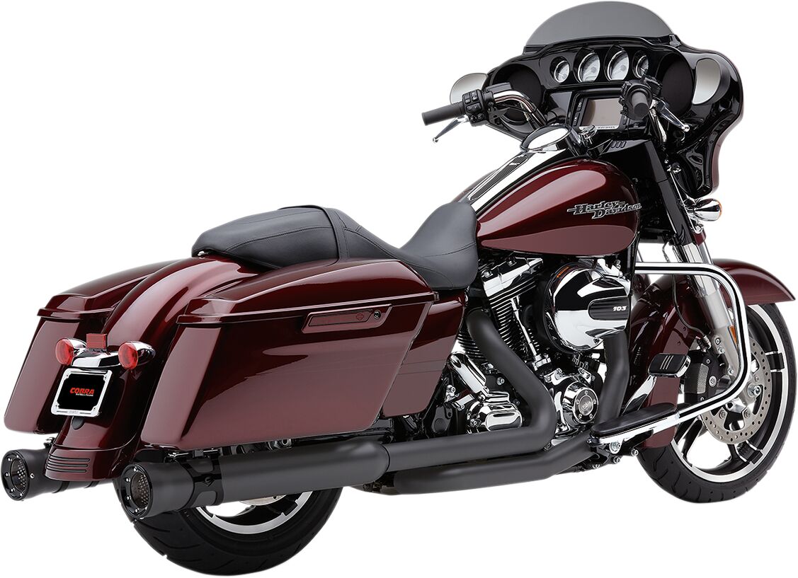 COBRA 6216RB Silenziatori slip-on Race Pro Harley Davidson FLHX 1923 ABS Street Glide Solo 117 17>26