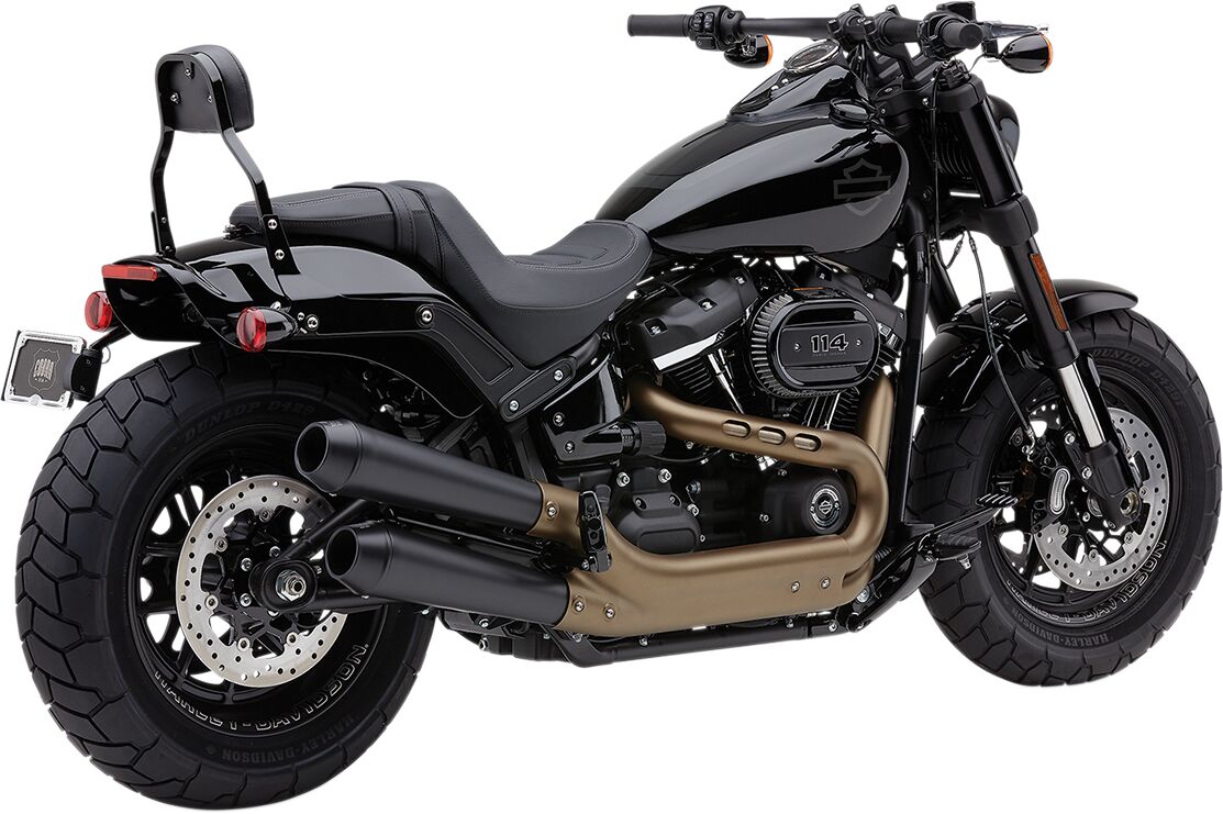 COBRA  6046B SILENZIATORI Slip-On El Diablo Harley Davidson FXFBS 1868 ABS Softail Fat Bob 114 18>23