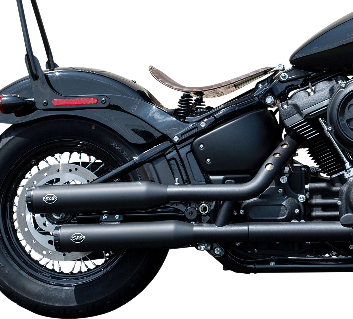 S&S CYCLE 550-0737 Silenziatori Slip-On Grand National Race Harley Davidson FXBR 1923 ABS Softail Breakout 117 18>23
