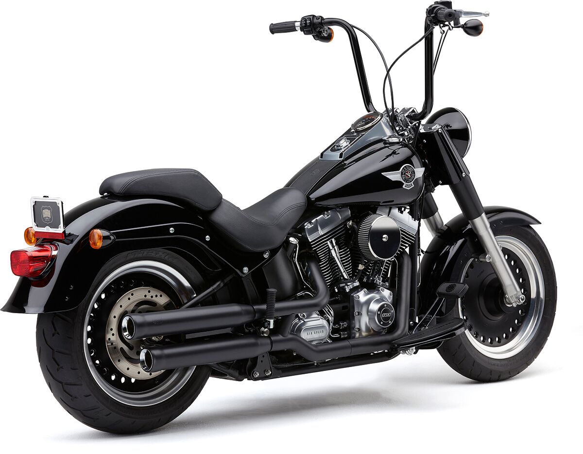 COBRA 6041B Silenziatori slip-on Neighbor Hater Harley Davidson FLSTF 1690 ABS Fat Boy 07>17