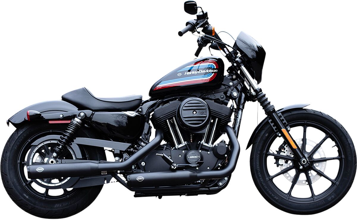 S&S CYCLE  550-1001 SILENZIATORI Grand National Slip-On Harley Davidson	XL 883 1200 Sportster Iron 14>22