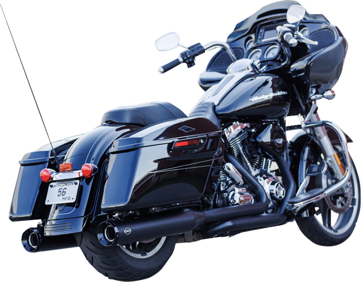 S&S CYCLE 550-1078 SILENZIATORI slip-on GNX 4-1/2″ BLACK Harley Davidson FLTRX 1690 ABS Road Glide 95>16