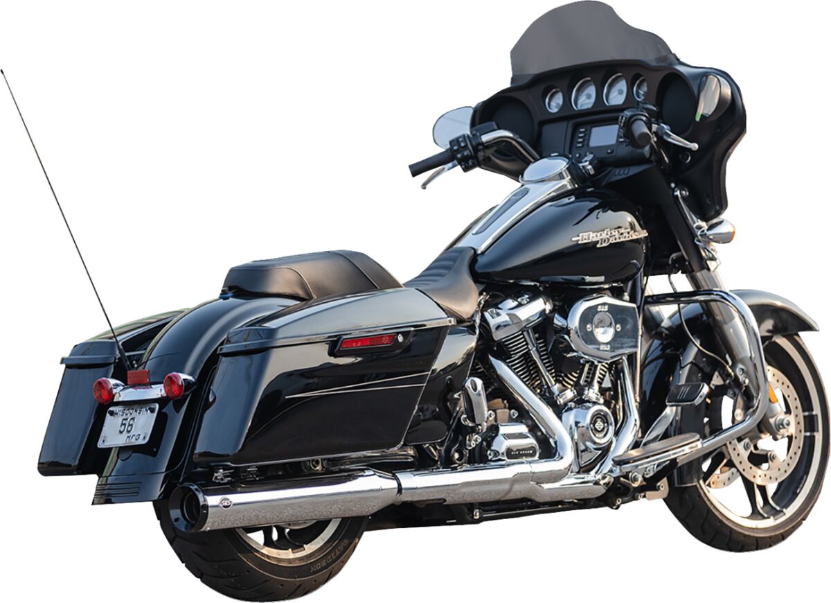 S&S CYCLE  550-1142 Kit conversione scarico 2-into-1 Swindler Harley Davidson FLHXU 1977 ABS Street Glide Ultra 121 17>25